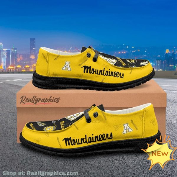 appalachian-state-mountaineers-pattern-design-print-custom-hey-dude-shoes