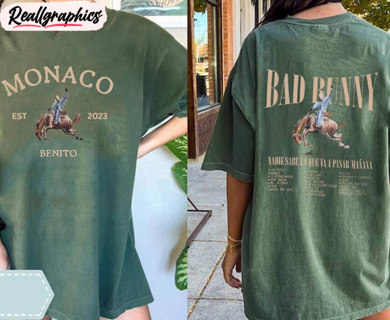 bad bunny new album shirt, cowboy bad bunny short sleeve tee