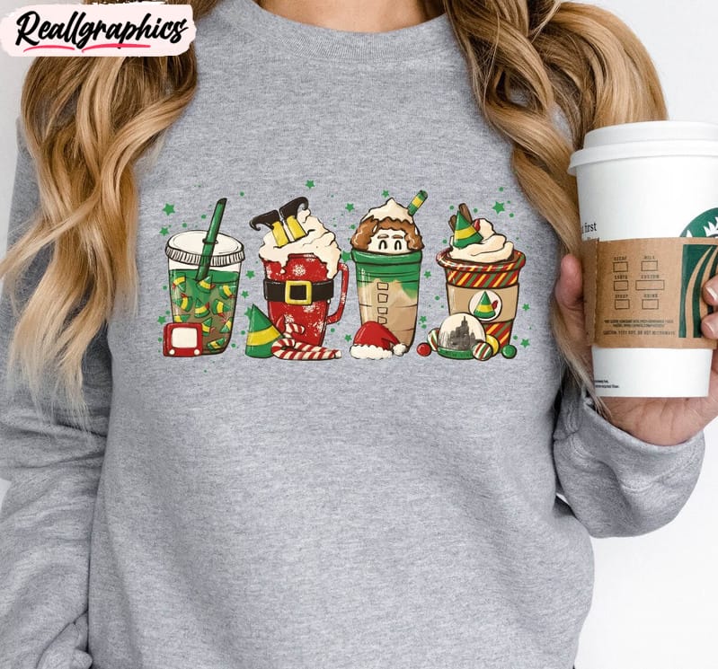 christmas coffee shirt, coffee lover sweater unisex hoodie