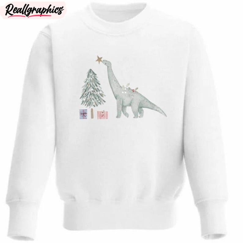 christmas dinosaur shirt, funny sweater unisex hoodie