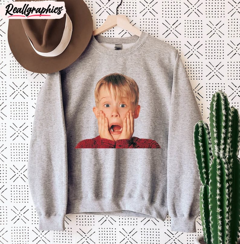 christmas home alone shirt, kevin mc callister home alone sweater crewneck sweatshirt