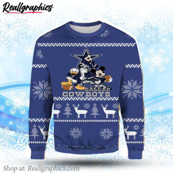 disney-dallas-cowboys-ugly-sweater