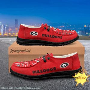 georgia-bulldogs-team-logo-print-hey-dude-shoes-design