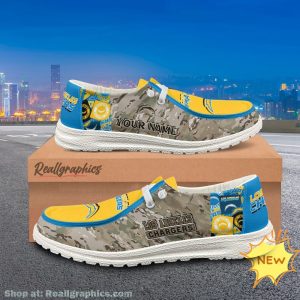 los-angeles-chargers-football-camo-pattern-design-custom-hey-dude-shoes