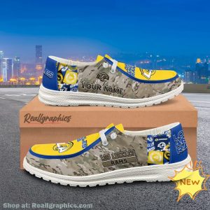 los-angeles-rams-football-camo-pattern-design-custom-hey-dude-shoes