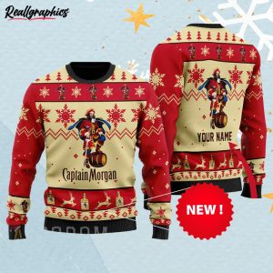 Personalized Captain Morgan Christmas Sweater