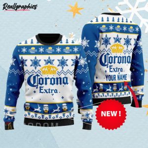 Personalized Corona Beer Christmas Sweater