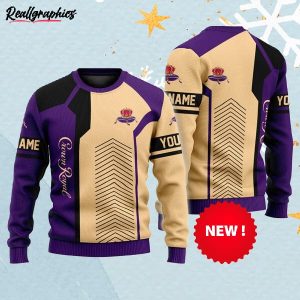 Personalized Crown Royal Whisky Christmas Ugly Sweater