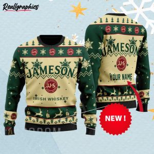 Personalized Jameson Christmas Ugly Sweater