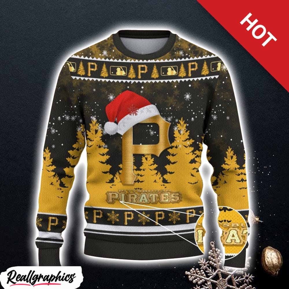 pittsburgh pirates ugly christmas sweater 3d gift for christmas