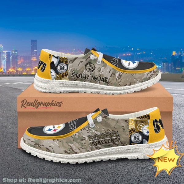 pittsburgh-steelers-football-camo-pattern-design-custom-hey-dude-shoes