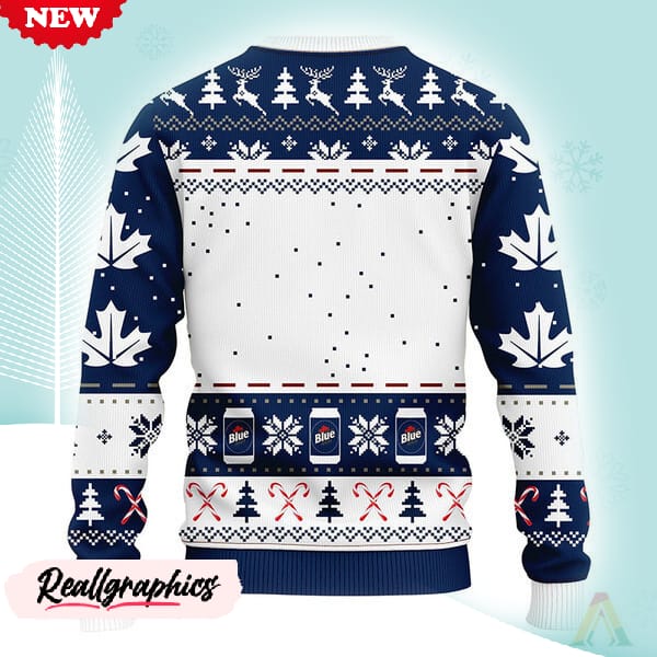 Snowflakes Labatt Blue Christmas Ugly Sweater