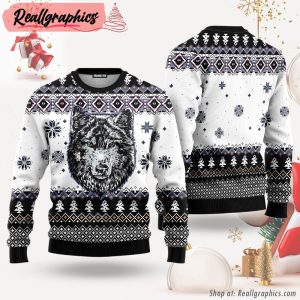 wolf-ugly-christmas-sweater-for-men-women