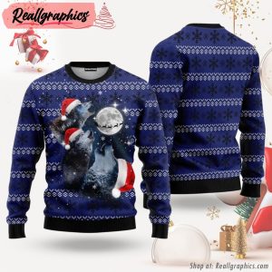 wolf-under-the-moon-ugly-christmas-sweater-for-men-women