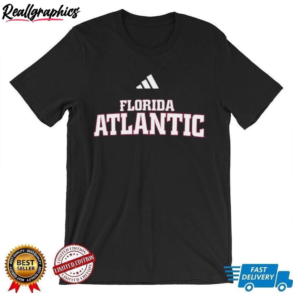 adidas florida atlantic owls blue t shirt