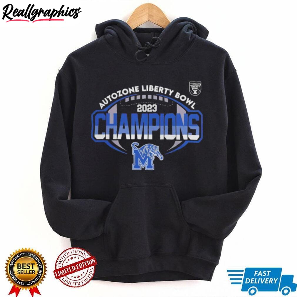 autozone liberty bowl champions memphis tigers logo shir