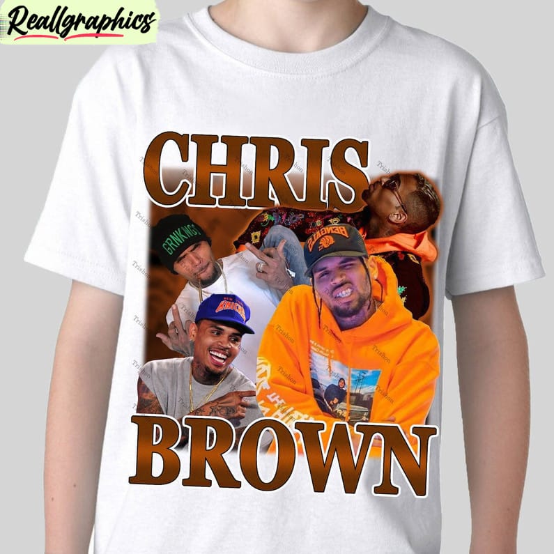 awesome chris brown breezy shirt, retro chris brown washed t shirt long sleeve