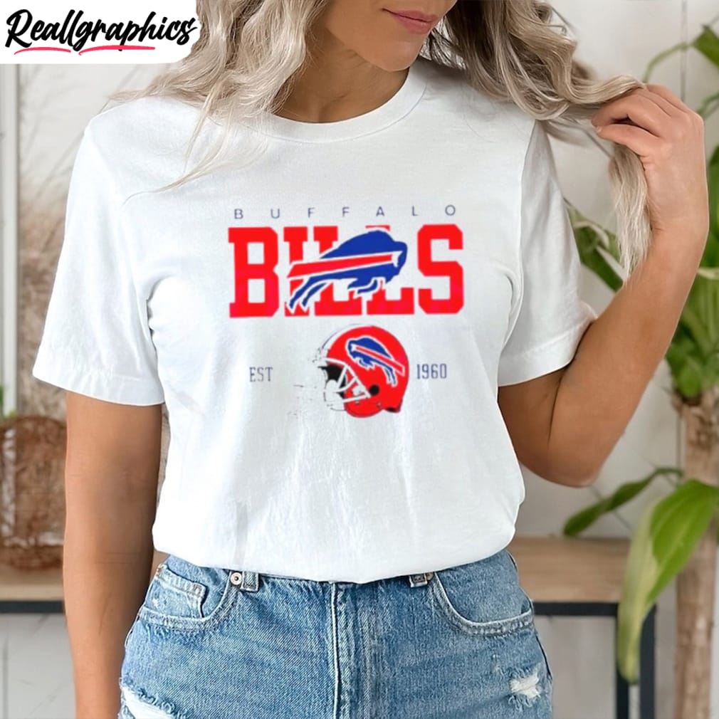 buffalo bills football helmet 1960 classic shirt