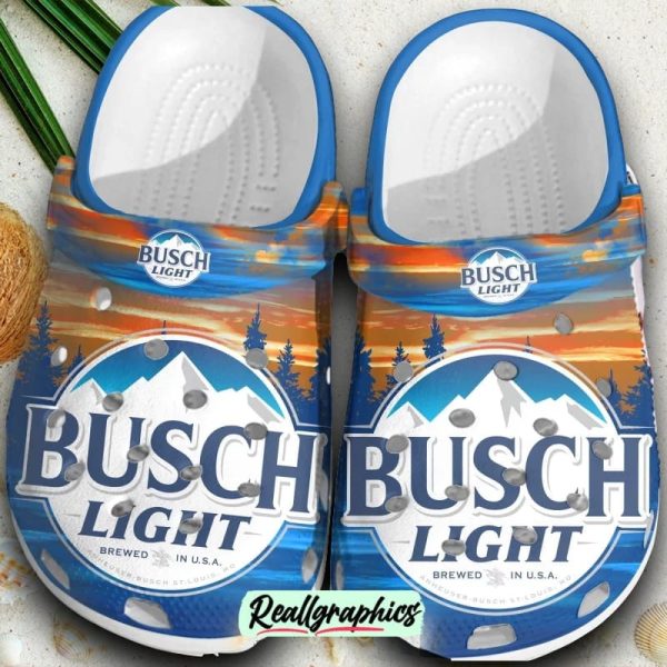 busch-light-beer-crocband-shoes-crocs-clogs-comfortable-for-men-women