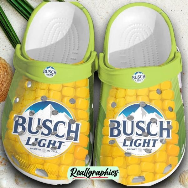 busch-light-beer-crocs-shoes-clogs-comfortable-crocband-for-men-women