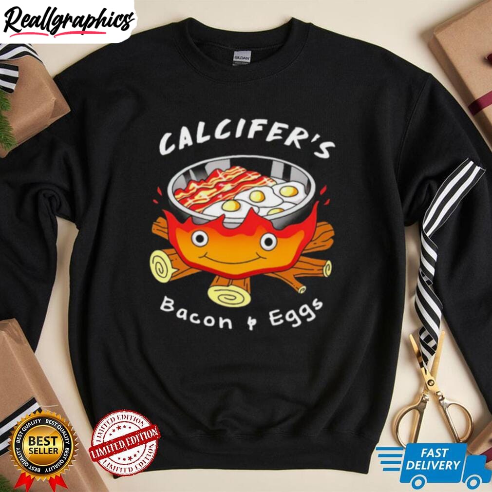 calcifer’s bacon eggs shirt