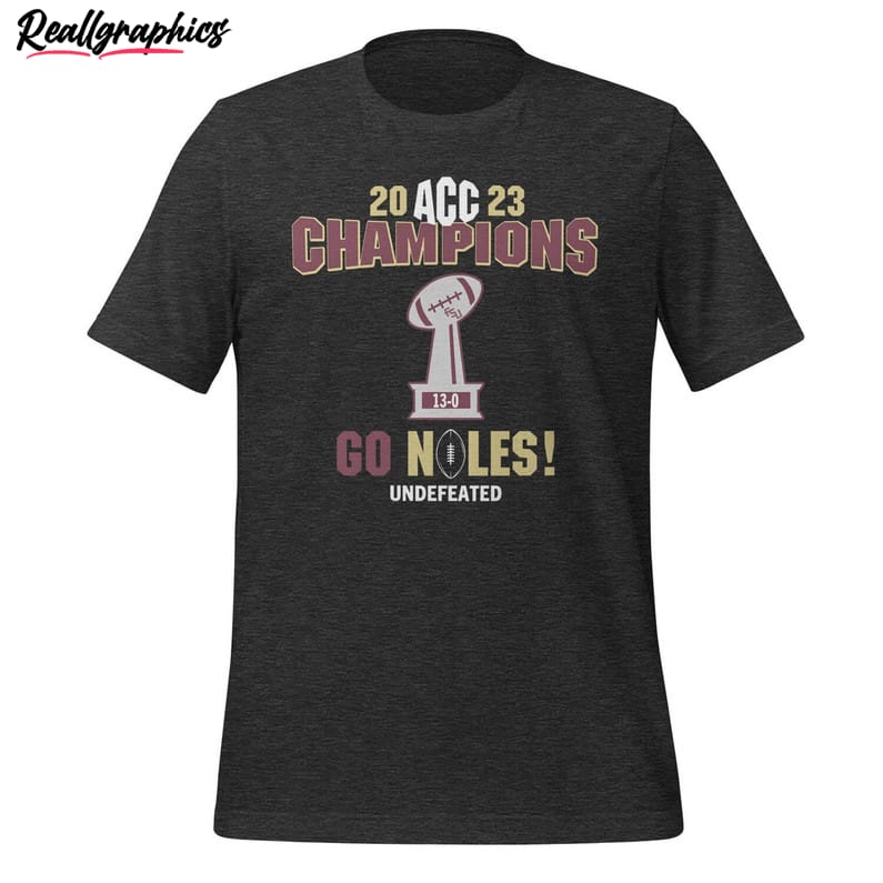 championship go noles t shirt, fsu afc championship shirt unisex hoodie