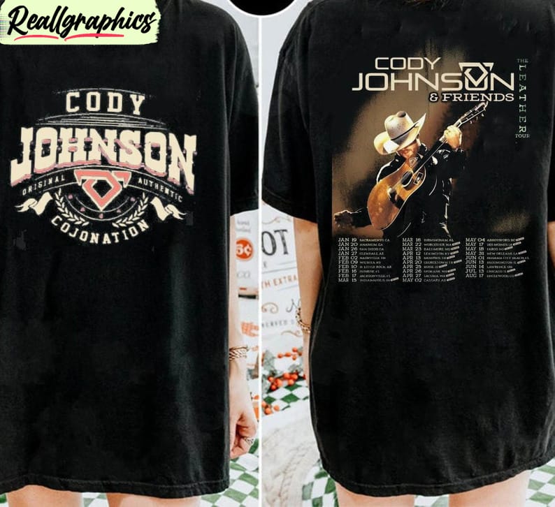 cody johnson the leather tour 2024 hoodie, cody johnson sweatshirt tank top