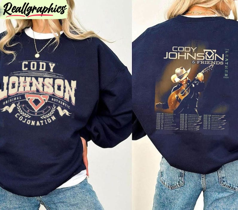 cody johnson the leather tour 2024 hoodie, cody johnson sweatshirt tank top