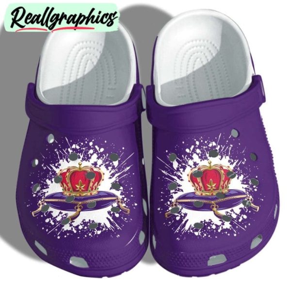crown-funny-custom-shoes-for-men-women-royal-drinking-outdoor-shoe-gifts-for-son-husband-fathers-day-2022