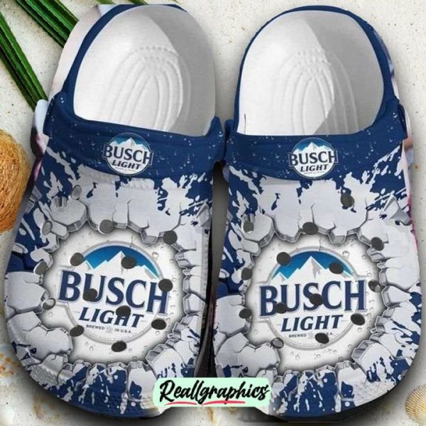 drink-busch-light-beer-crocband-clog-shoes