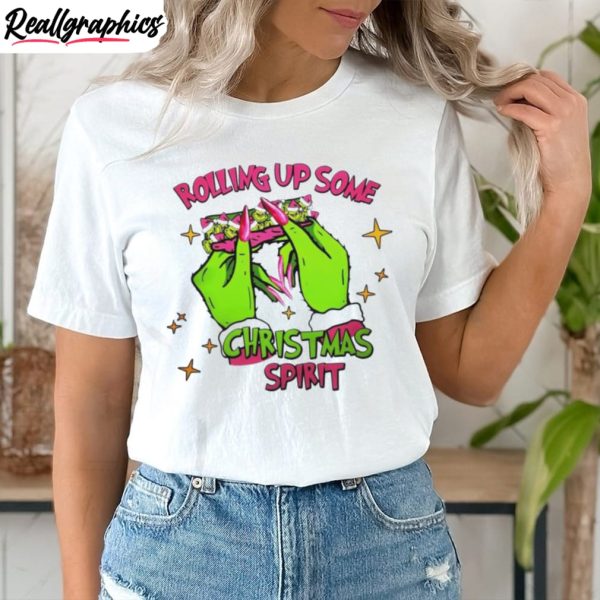 grinch-rolling-up-some-christmas-spirit-shirt-2