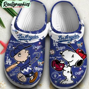 los-angeles-dodgers-and-snoopy-peanuts-mlb-sport-cartoon-classic-crocs-for-men-women-los-angeles-dodgers-team-gifts