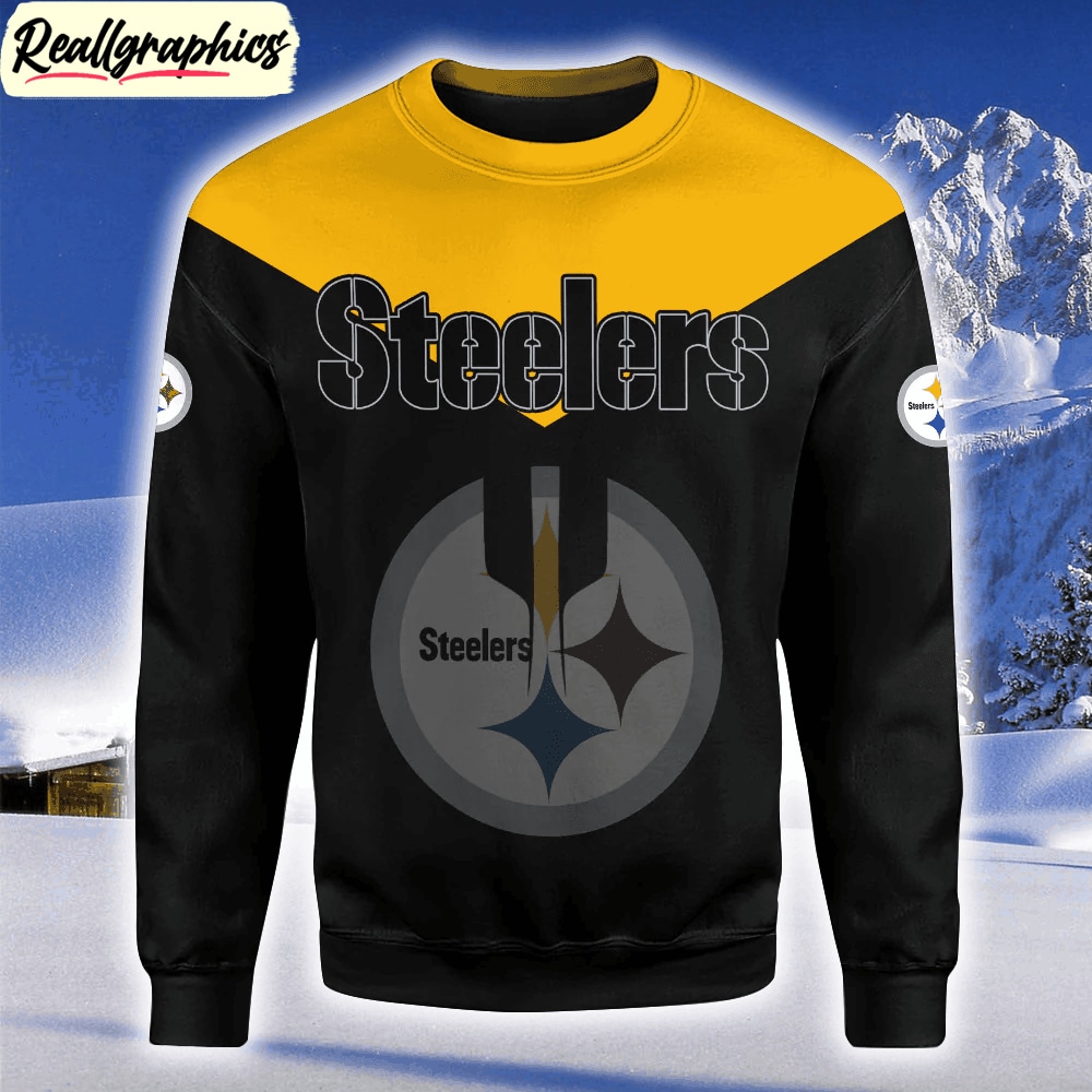 pittsburgh steelers all over print style nfl sweatshirt and sweater 3d