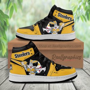 pittsburgh-steelers-bugs-bunny-air-jordan-high-sneakers-custom-sport-shoes-1-1