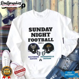 sunday-night-football-week-15-baltimore-ravens-vs-jacksonville-jaguars-shirt-3
