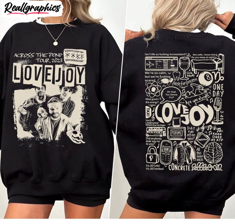 vintage lovejoy band shirt, lovejoy band merch lyric album shirt, hoodie