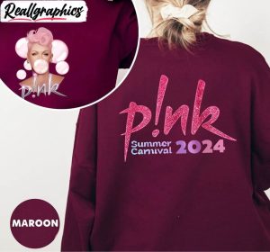 vintage-pink-summer-carnival-shirt-groovy-pink-unisex-hoodie-short-sleeve-3