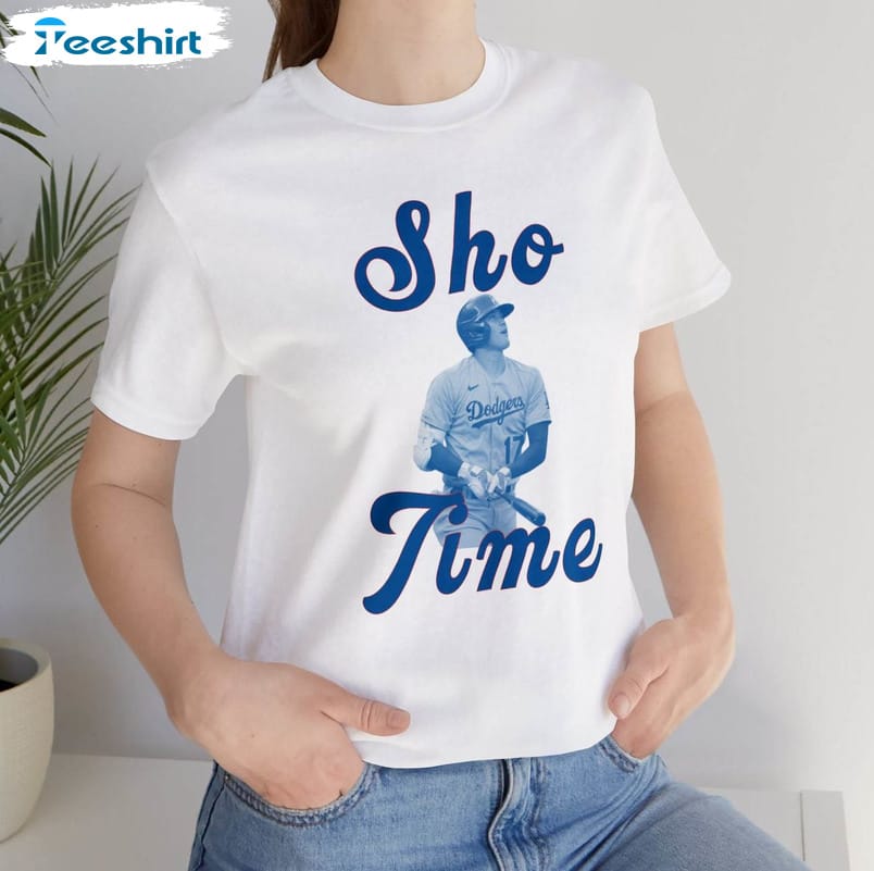 vintage sho time in la shohei ohtani t shirt, shohei ohtani shirt unisex hoodie