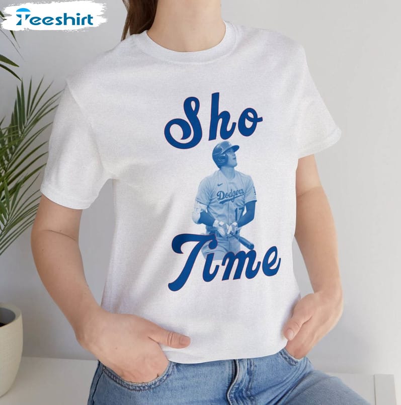 vintage sho time in la shohei ohtani t shirt, shohei ohtani shirt unisex hoodie