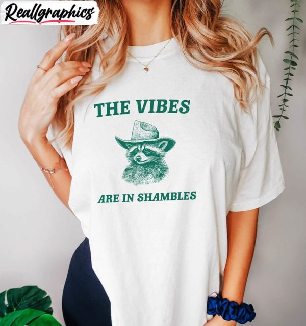 weird-raccoon-inspirational-t-shirt-the-vibes-are-in-shambles-shirt-sweater-2
