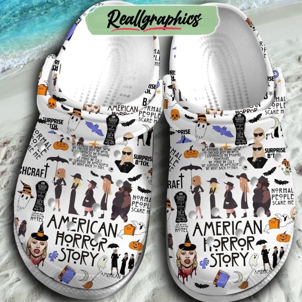 american horror story normal people scare me 3d printed classic crocs