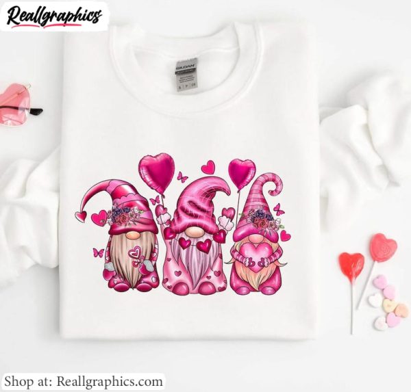 awesome-gnome-hearts-crewneck-love-gnome-valentines-sweatshirt-sweatshirt-2