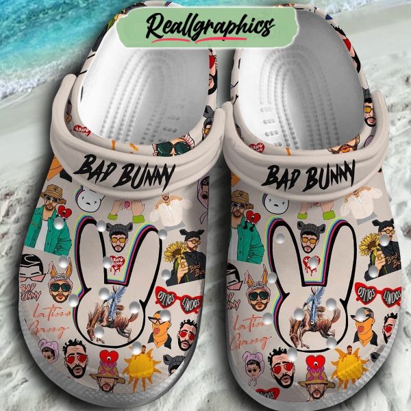 bad bunny latino gang ojitos lindos 3d printed classic crocs