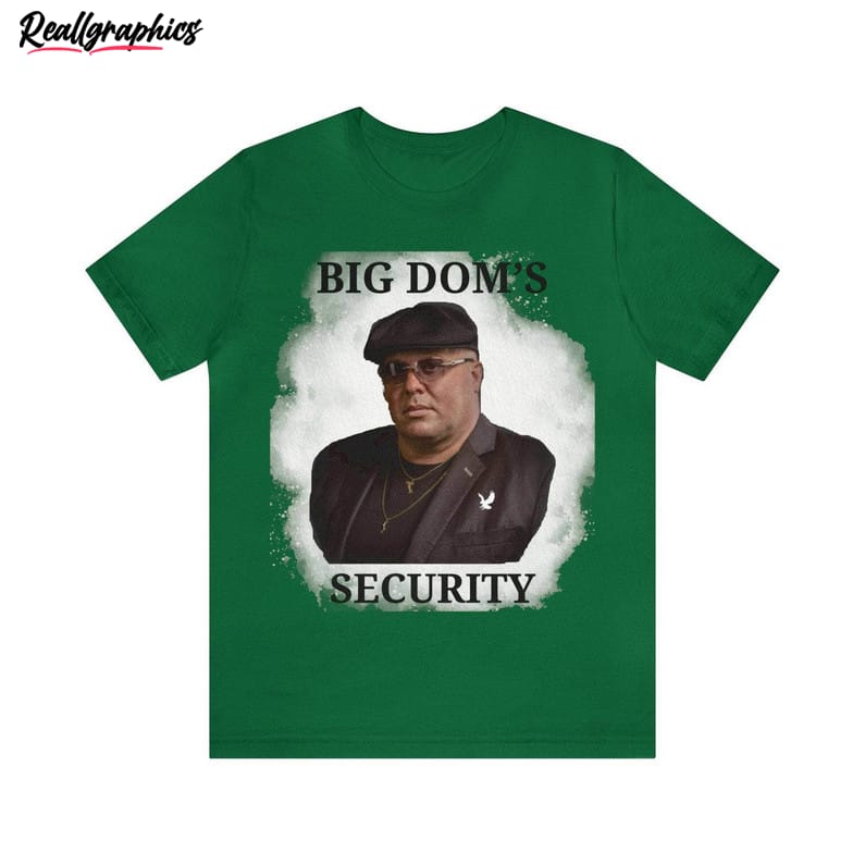 big dom eagles inspirational shirt, big dom's security long sleeve sweater