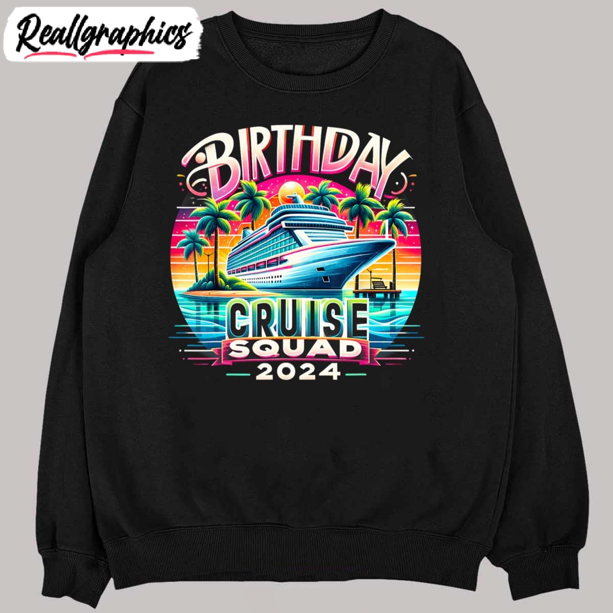 birthday cruise squad 2024 funny birthday party cruise squad unisex shirt