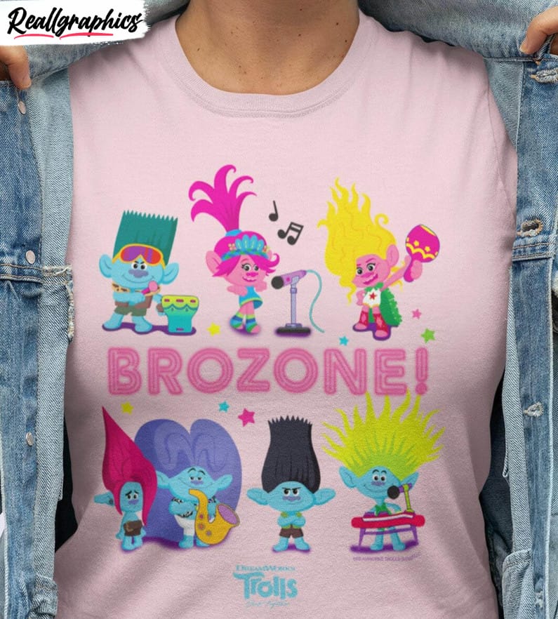 brozonei sweatshirt, trolls band together shirt crewneck