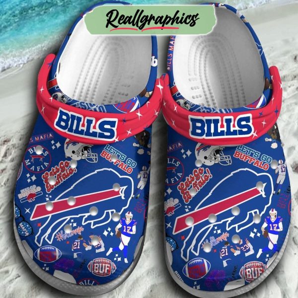 buffalo bills let's go crocs, buffalo bills team gifts