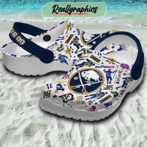 buffalo sabres go buffalo hockey 3d printed classic crocs, buffalo sabres gear