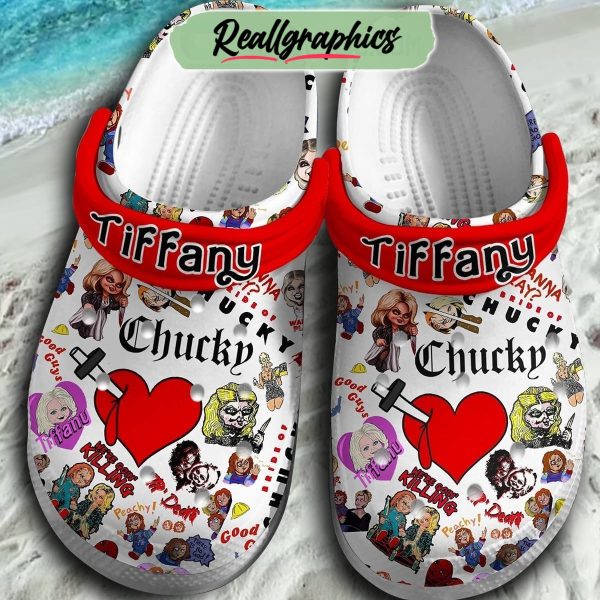 chucky we're going killing tiffany horror movies 3d printed classic crocs