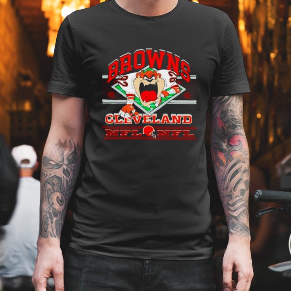 cleveland browns looney tunes nfl vintage shirt
